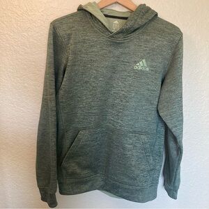 Adidas Pullover Sweater Classic Casual ClimaWarm Fleece in Olive Color